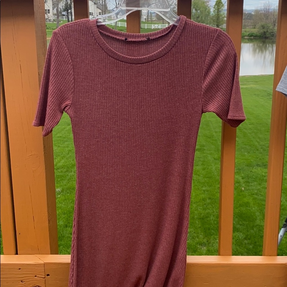 Maroon dress